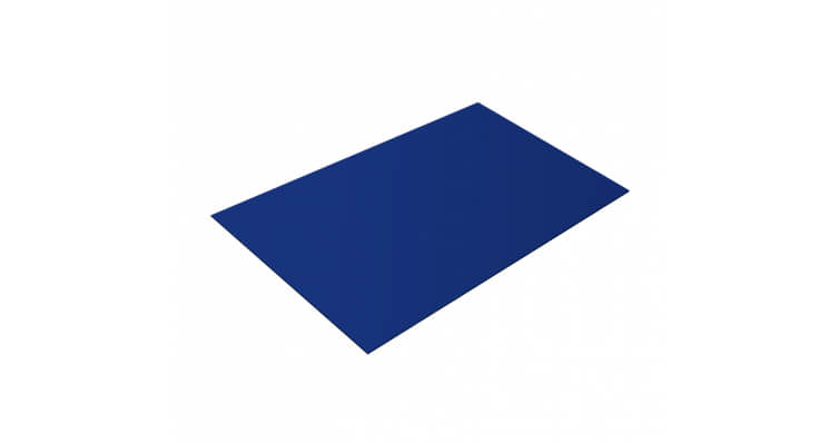 Плоский лист 0,45 Drap RAL 5002 ультрамариново-синий