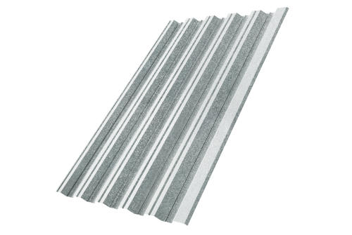 Профнастил НС35R 0,5 мм Zn оцинкованный