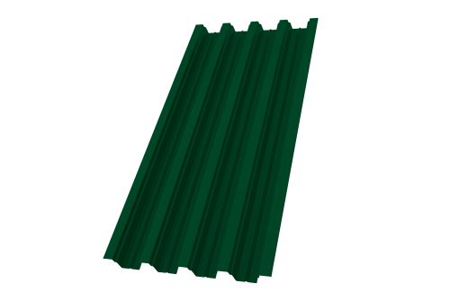 Профнастил Н75R 0,7 PE RAL 6005 зеленый мох