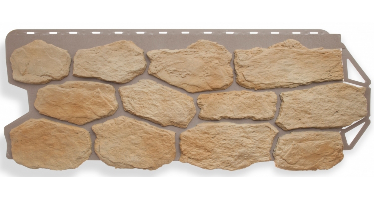 Панель Бутовый камень, Греческий, 1130 x 470 x 27 мм