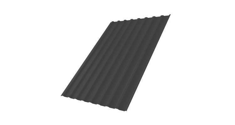 Профнастил С20В 0,45 Drap ST RAL 7016 антрацитово-серый