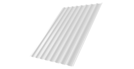 Профнастил С20В 0,5 Satin RAL 9003 сигнальный белый