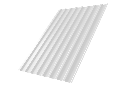 Профнастил С20В 0,7 PE RAL 9003 сигнальный белый