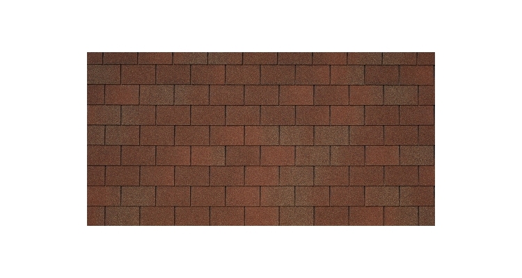 Битумная черепица TEGOLA TOSCANA terracotta 406 (терракотта)