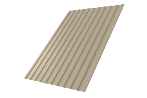 Профнастил С8А 0,45 Drap TX RAL 1015 светлая слоновая кость