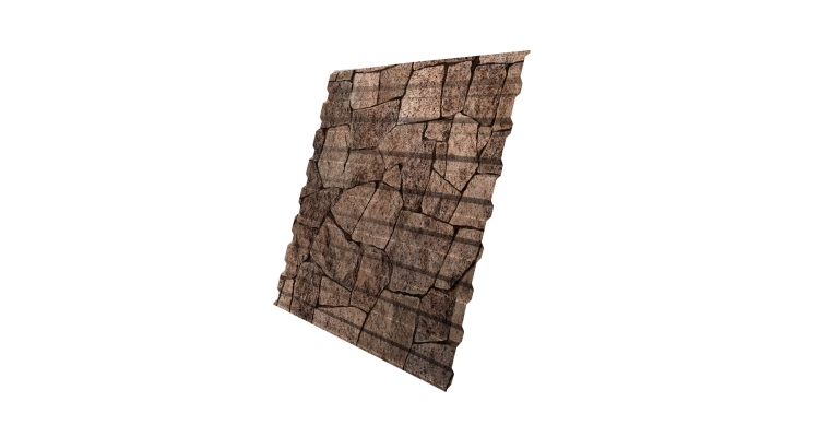Профнастил С20A 0.45 Print Elite King Stone TwinColor