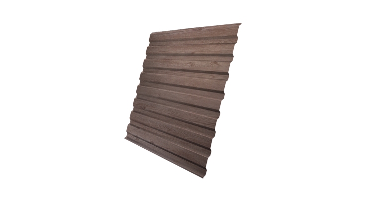 Профнастил С20A 0.45 Print Elite White Wood TwinColor