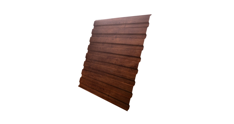 Профнастил С20A 0.45 мм Print Premium Cherry Wood Fresh TwinColor