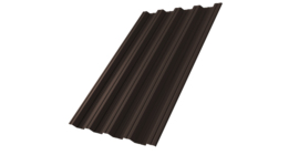 Профнастил НС44 0,5 Satin Matt RR 32 темно-коричневый