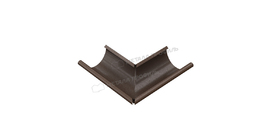 Угол желоба наружный Металл Профиль Foramina Freeze D125 DarkBrown