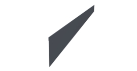 Ламель забора жалюзи Palermo 0,45 Drap TwinColor RAL 7024 мокрый асфальт