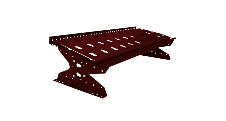 Мостик переходной Grand Line RAL 3011 1м