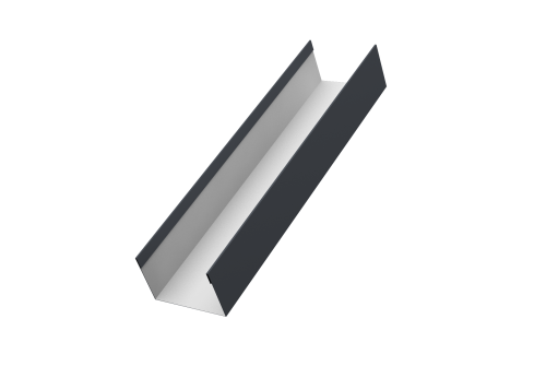 Стойка жалюзи Milan,Tokyo 0,5 Drap RAL 7024 мокрый асфальт (2,5м)