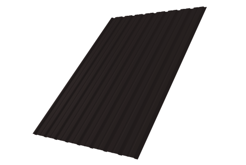 Профнастил С10В 0.45 Drap RAL 9005 черный